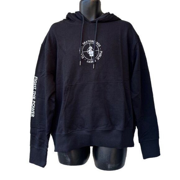 Element Men’s Black Pexe Target Pullover Hoodie Sweatshirt Size Large - Picture 1 of 11